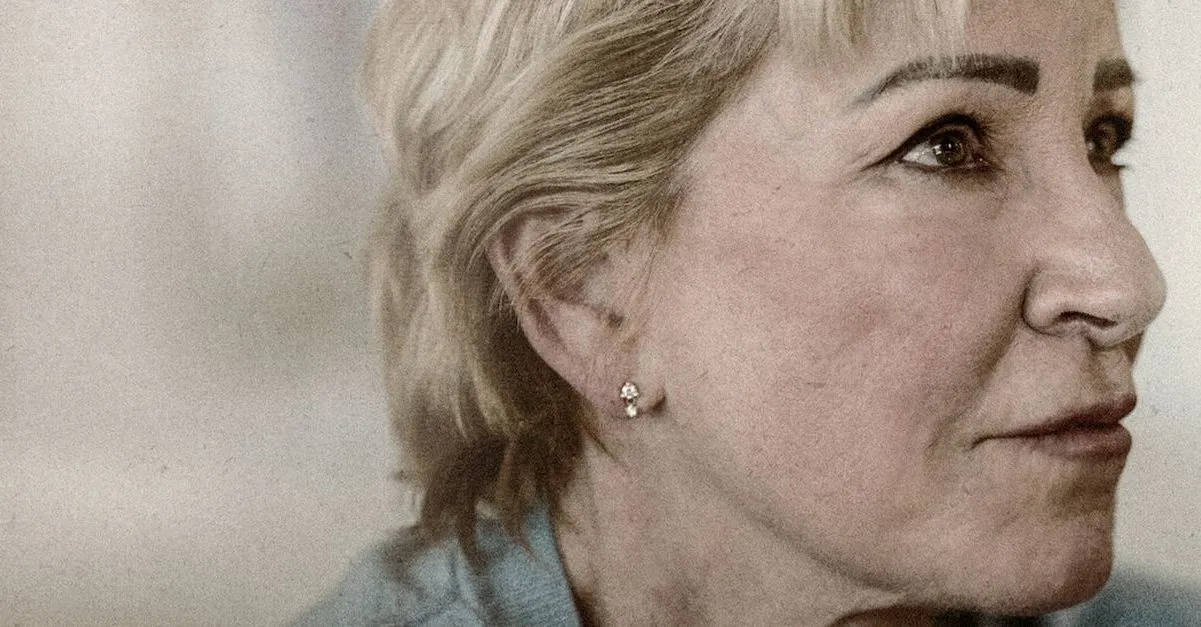 Chris Evert in un'immagine promozionale per Netflix