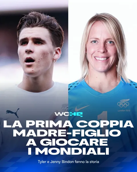 “Abbiamo fatto la storia, mamma”: Tyler Bindon e Jenny, il primo duo madre-figlio ai Mondiali Tyler Bindon e la madre Jenny