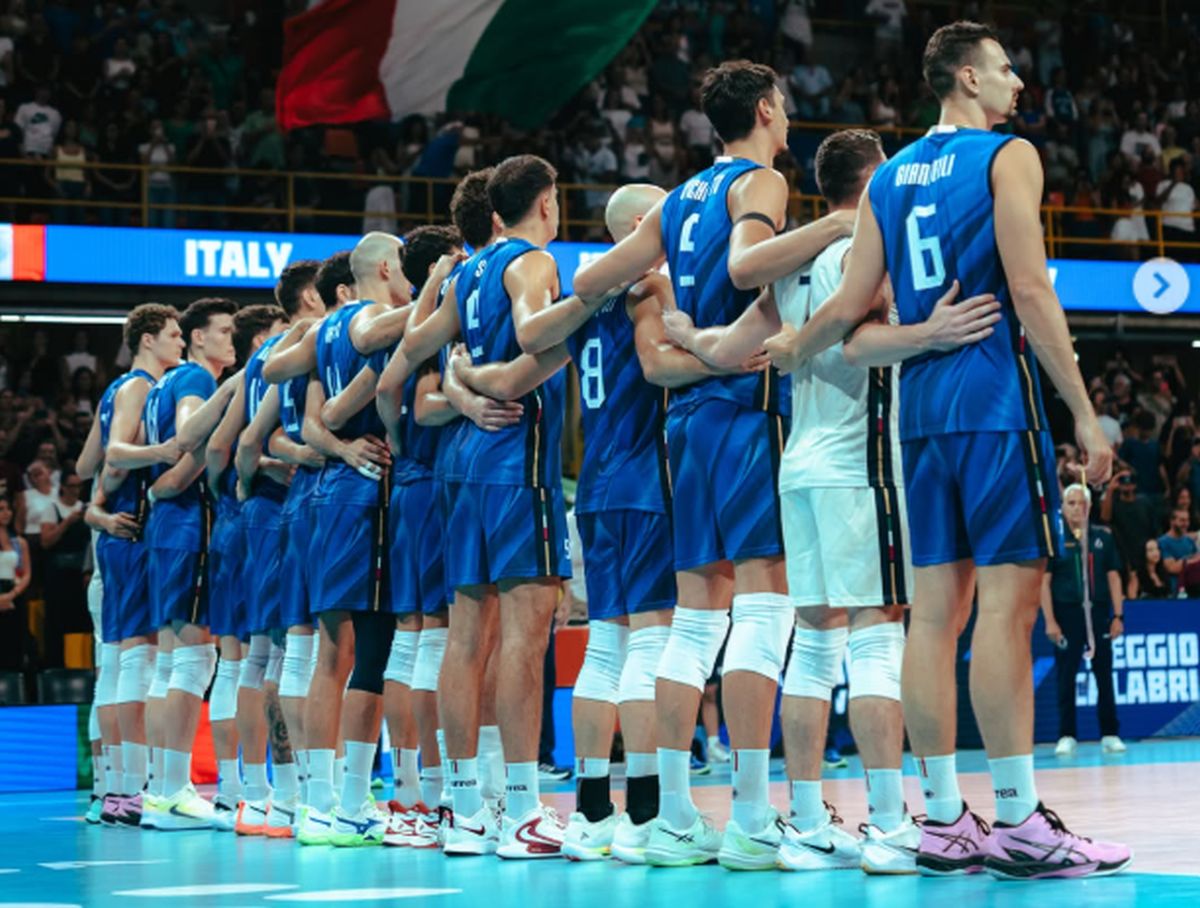 La nazonale maschile di volley a Reggio Calabria