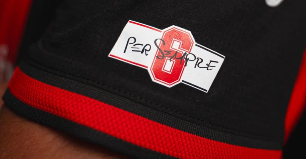 Il Milan non dimentica Baresi: sarà onorato tutto l’anno sulla maglia rossonera La patch commemorativa del Milan