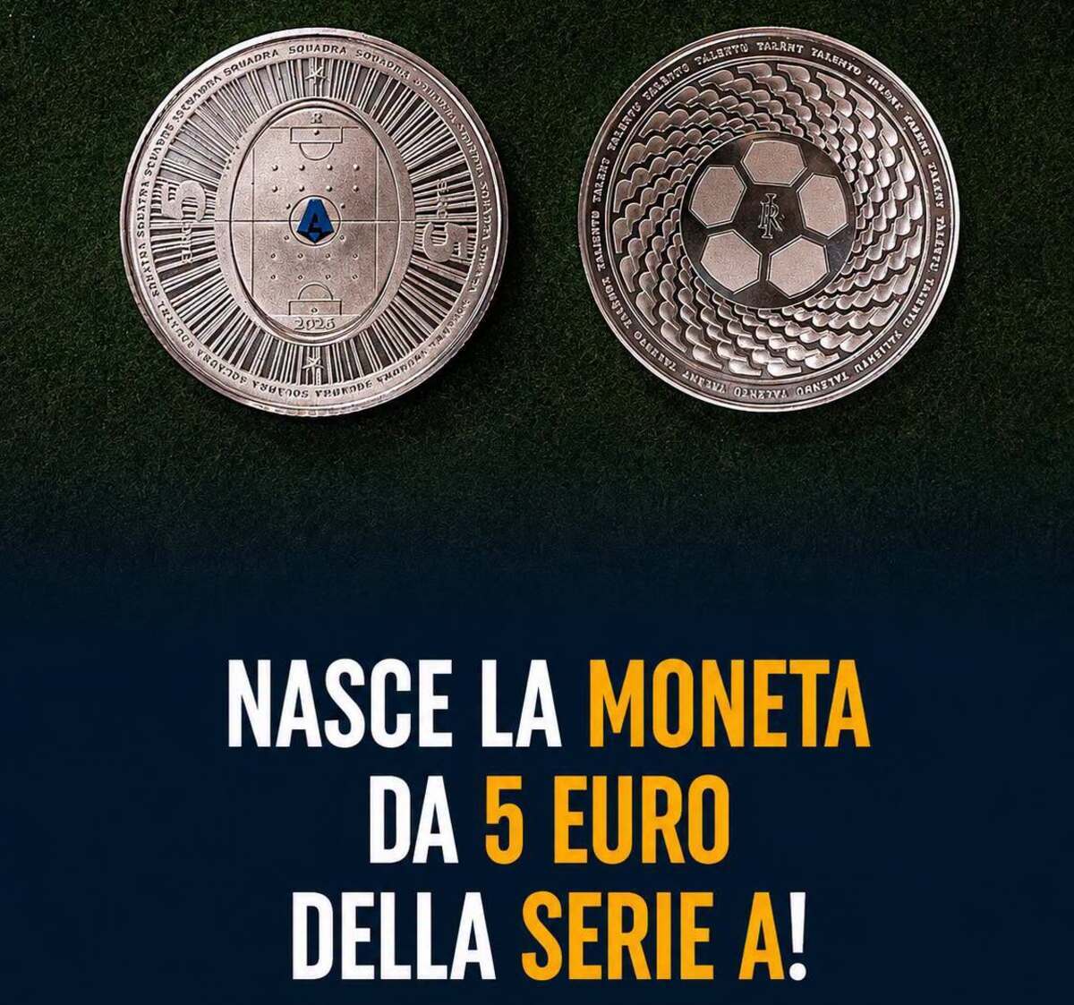La nuova moneta della Serie A