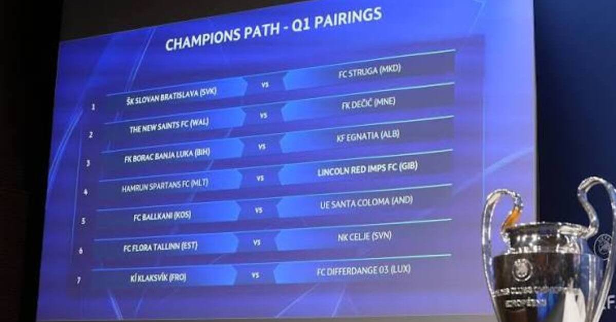 Tabellone UEFA