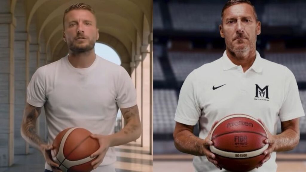 Totti e Immobile insieme nella stessa squadra: la sfida che Roma non si aspettava Ciro Immobile e Francesco Totti