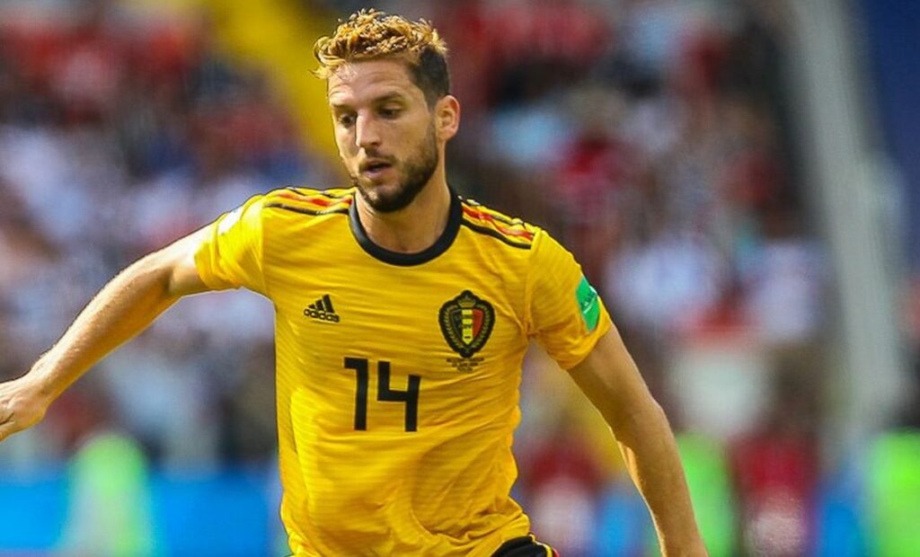 Mertens torna al Maradona, ma stavolta non scende in campo: sarà la voce di Napoli-Arsenal Dries Mertens con la maglia del Belgio