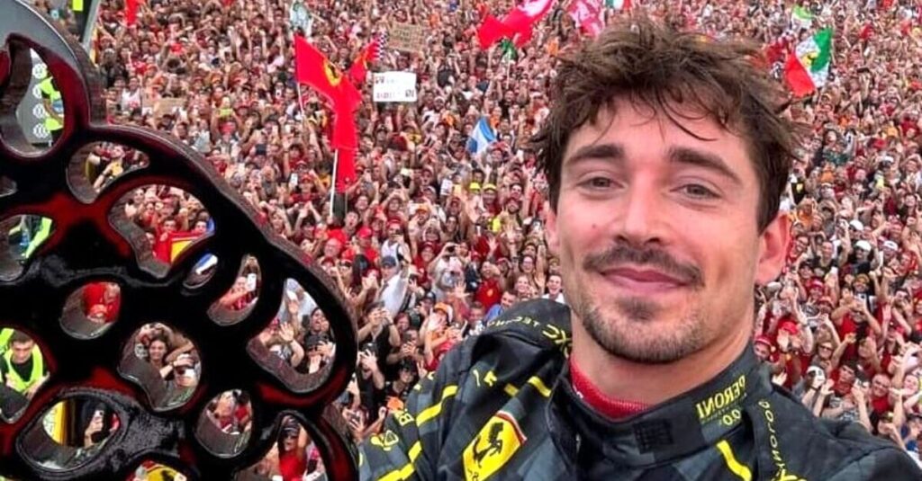 Il tassista che non ha riconosciuto Leclerc: la storia più assurda di Monza Leclerc trionfante a Monza