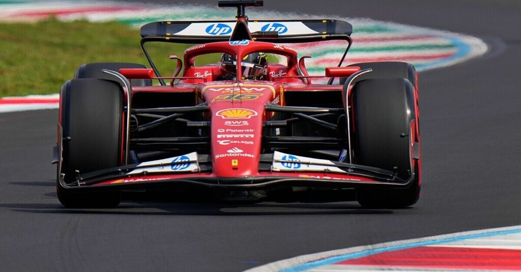 Monza è già un trionfo Ferrari: Leclerc-Hamilton dominano le FP1, ma per Antonelli è notte fonda La Ferrari di Leclerc