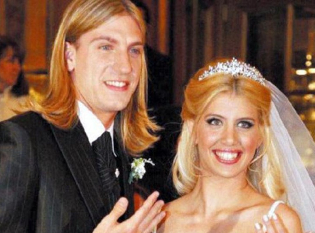 Wanda Nara e Maxi Lopez nel giorno del loro matrimonio